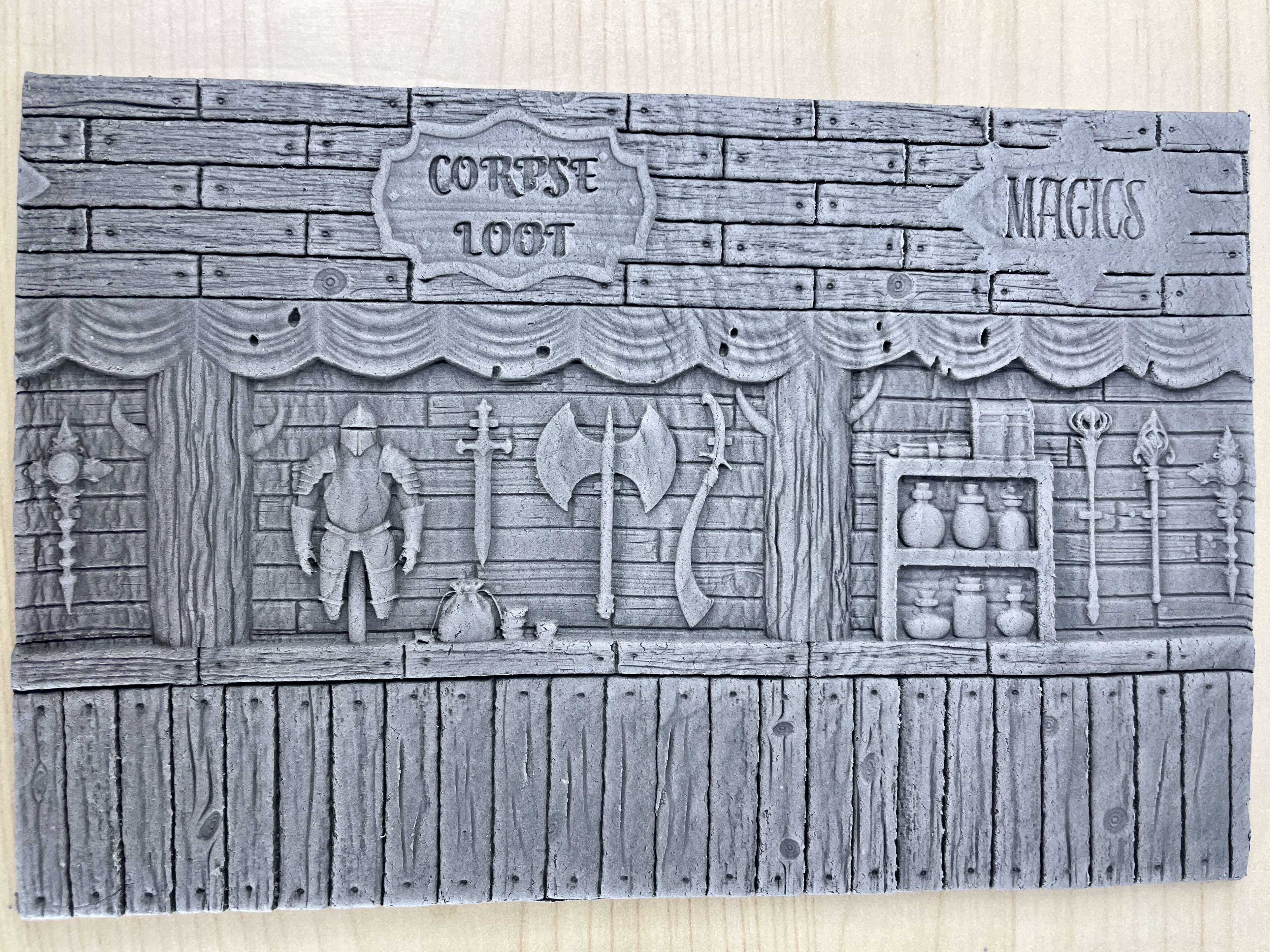 Print 'N' Roll Set: Goblin Market Bazaar (Texture Roller and Terrain Set)
